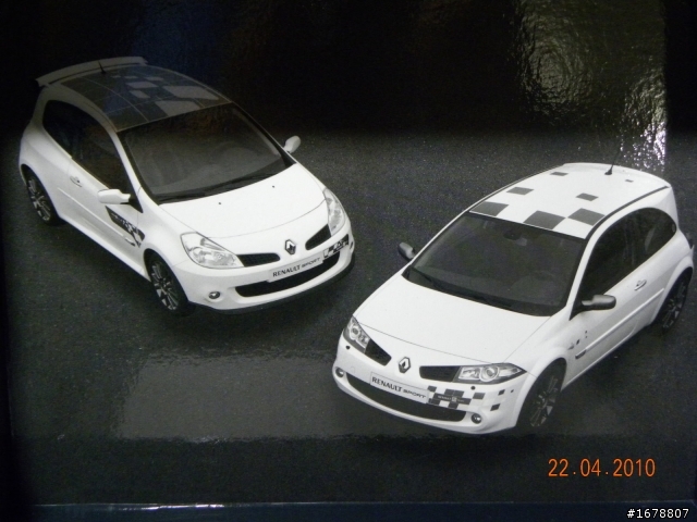Renault 2006 F1 世界冠軍 Megane II & Clio RS紀念樣式開箱