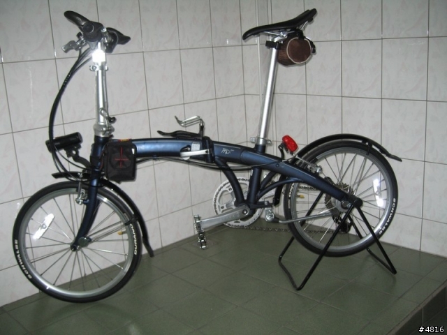 Dahon mu 內變系列車也能用立車架了
