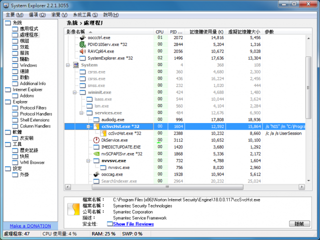 諾頓網路安全大師 2011版 V18.0.0.128 嘗鮮體驗