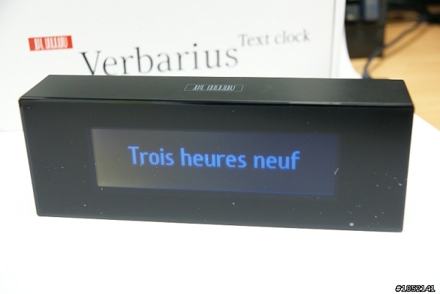 【遠在天邊,近在眼前之開箱】Verbarius文字型數位時鐘