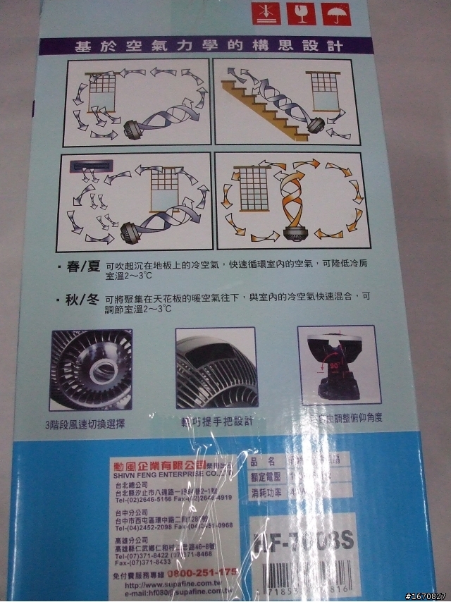 可愛低勳風循環扇~開箱嚕!!!