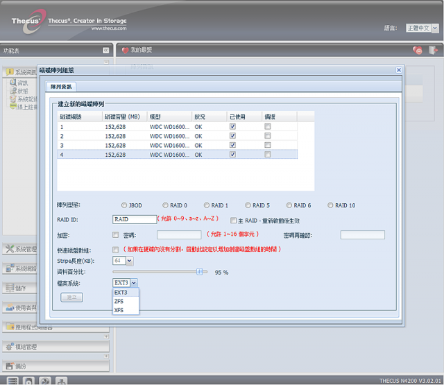 Thecus NAS N4200開箱