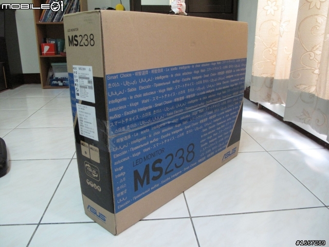 ASUS MS238H 不怎麼優的開箱文....