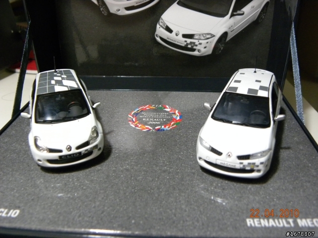 Renault 2006 F1 世界冠軍 Megane II & Clio RS紀念樣式開箱