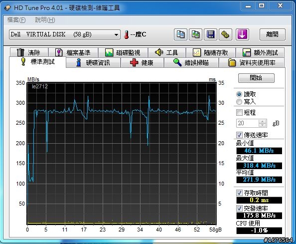 金士頓 V系列 SSD 30G RAID0 小測