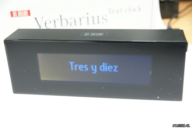 【遠在天邊,近在眼前之開箱】Verbarius文字型數位時鐘