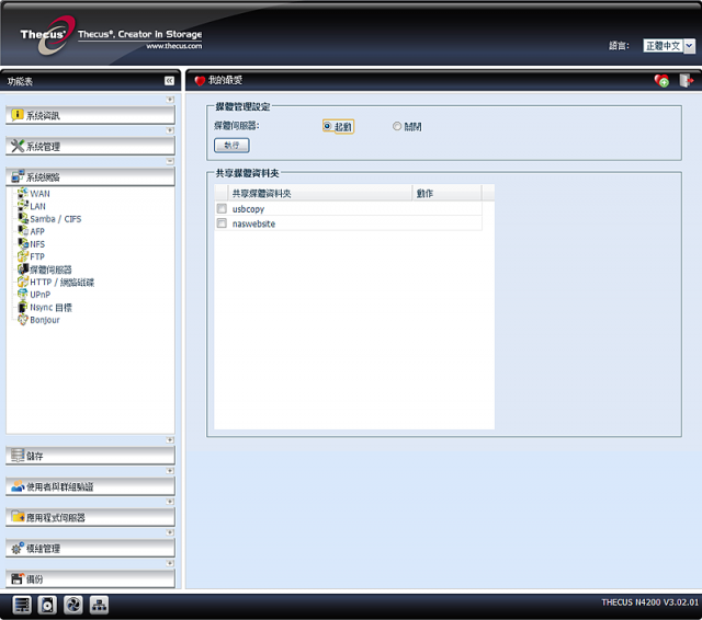 Thecus NAS N4200開箱