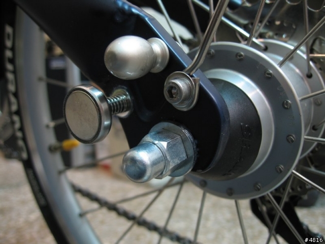 Dahon mu 內變系列車也能用立車架了