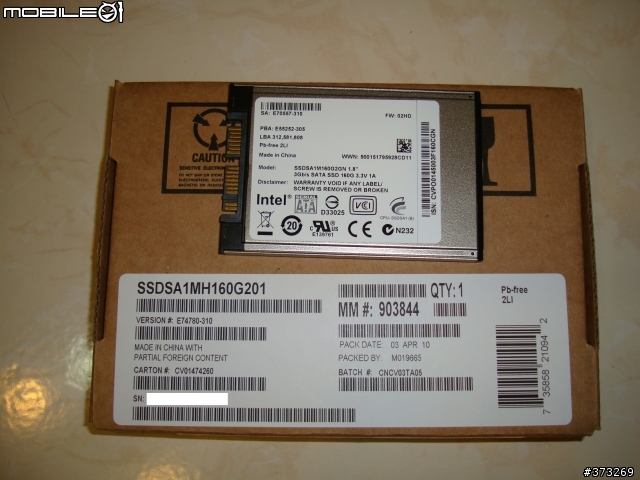 T410s(2904-DJV)+Intel 1.8吋SSD簡單開箱