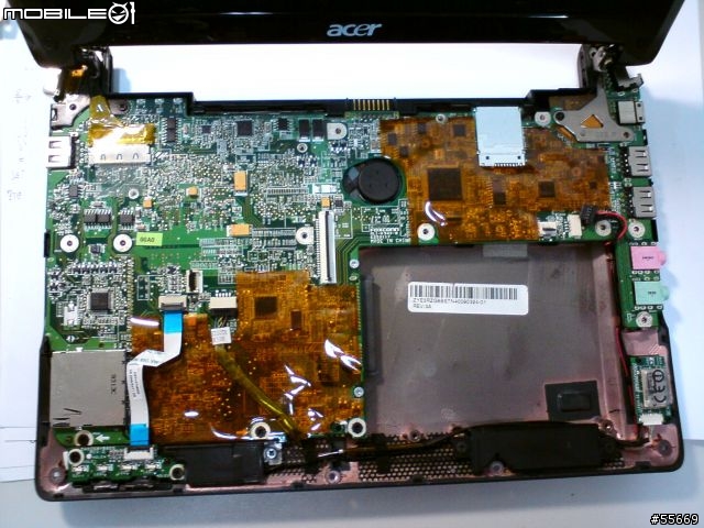 [拆機+測試] ACER Aspire One AO531h 更換硬碟 & 拆機解剖實錄