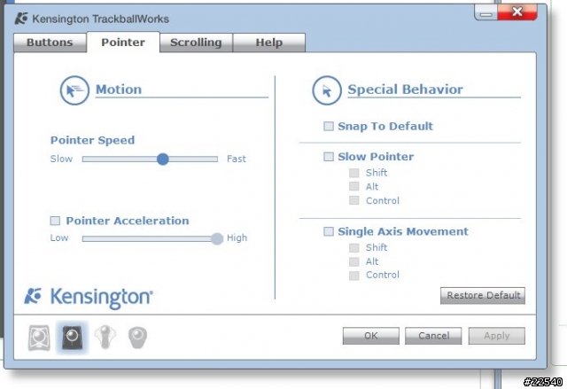 感動!千呼萬喚始出來的 Kensington Slimblade Traceball 按鍵可程式化軟體 Released!