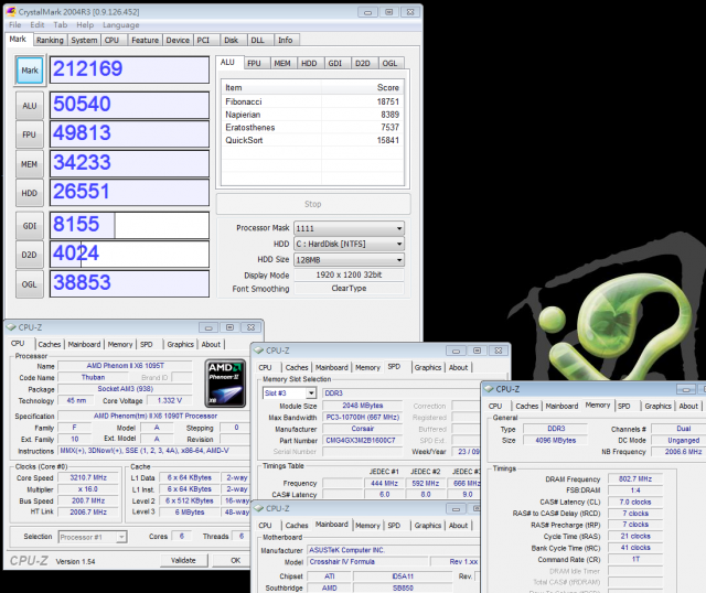 AMD最頂級Phenom II X6 1090T搭配ASUS Crosshair IV Formula超頻效能完整解析