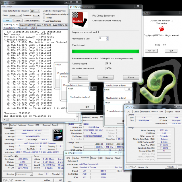 AMD最頂級Phenom II X6 1090T搭配ASUS Crosshair IV Formula超頻效能完整解析