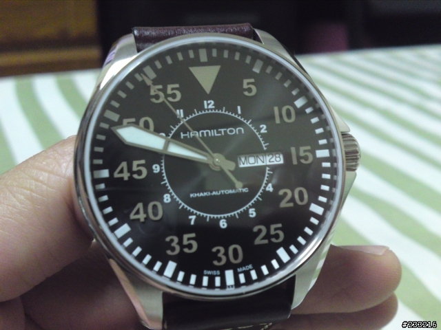 人生第一支機械錶 HAMILTON KHAKI PILOT (漢米爾頓) 開箱!!!