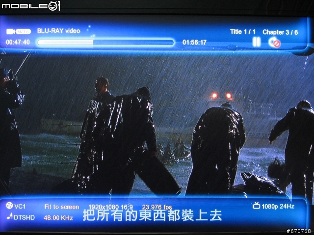 高畫質播放機中的賓士-爆米花機Popcorn Hour A-110 C-200 A-200 測試圖很多很多
