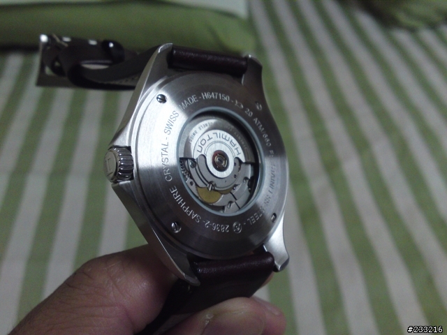 人生第一支機械錶 HAMILTON KHAKI PILOT (漢米爾頓) 開箱!!!