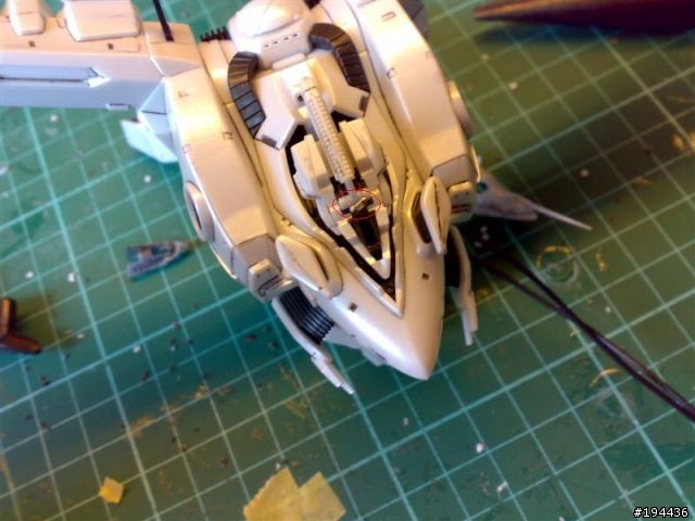機戰傭兵White Glint素組+墨線+水貼+消光