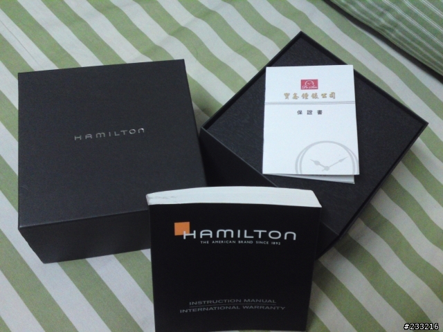 人生第一支機械錶 HAMILTON KHAKI PILOT (漢米爾頓) 開箱!!!