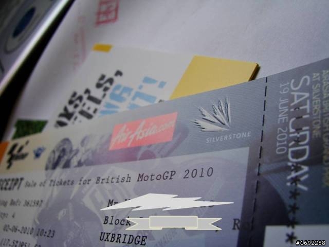 開封文之 Moto GP 英國站門票