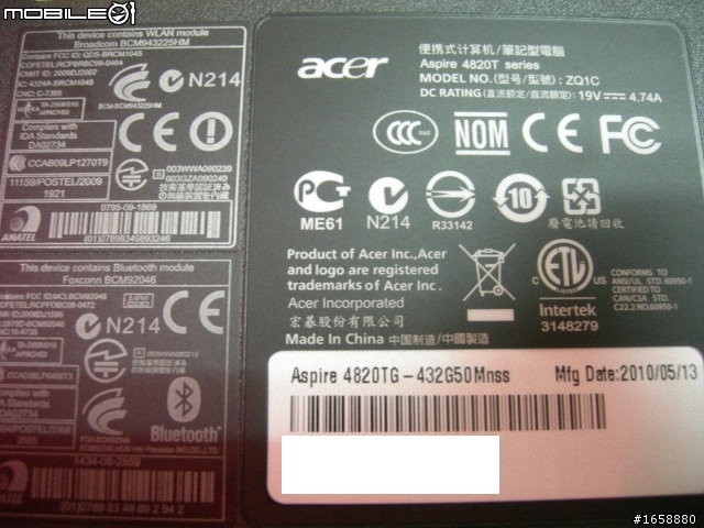 幾經選擇後的~~4820TG