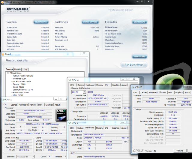 AMD最頂級Phenom II X6 1090T搭配ASUS Crosshair IV Formula超頻效能完整解析