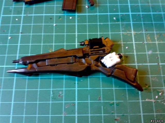 機戰傭兵White Glint素組+墨線+水貼+消光