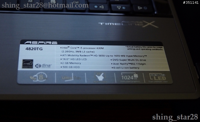 4820TG 床上分享~新增目前在Win7(64)上使用過的軟體