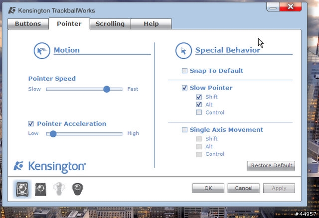 解放你的軌跡球!Kensington Trackball Works正式版來了!
