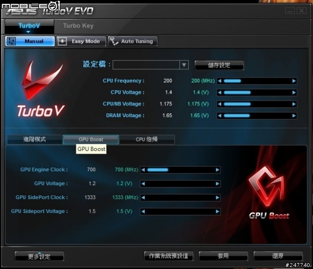 880G小將M4A88TD-V EVO/USB3+1055T 6核簡易測試