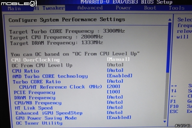 880G小將M4A88TD-V EVO/USB3+1055T 6核簡易測試