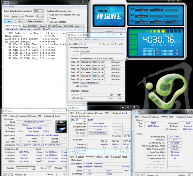 AMD最頂級Phenom II X6 1090T搭配ASUS Crosshair IV Formula超頻效能完整解析