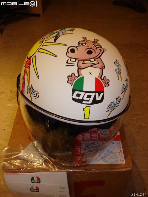 【開箱】~~AGV 動物園 3/4罩!!