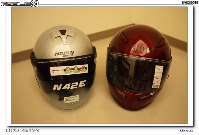 SHOEI Z6酒紅素色版開箱