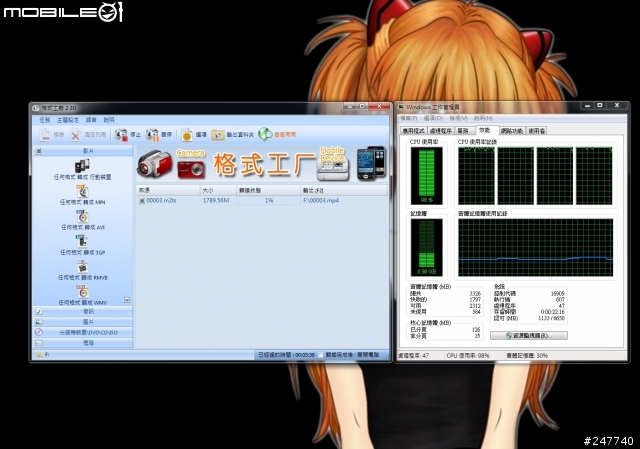 880G小將M4A88TD-V EVO/USB3+1055T 6核簡易測試