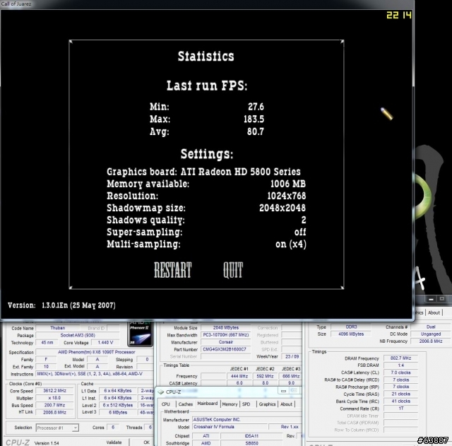 AMD最頂級Phenom II X6 1090T搭配ASUS Crosshair IV Formula超頻效能完整解析