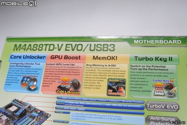 880G小將M4A88TD-V EVO/USB3+1055T 6核簡易測試