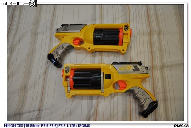 家裡的小小戰爭--NERF空氣泡棉槍--新增間諜小手槍