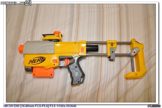家裡的小小戰爭--NERF空氣泡棉槍--新增間諜小手槍