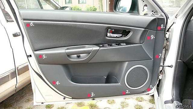 08款~Mazda3 5D DIY喇叭升級&門板拆卸!