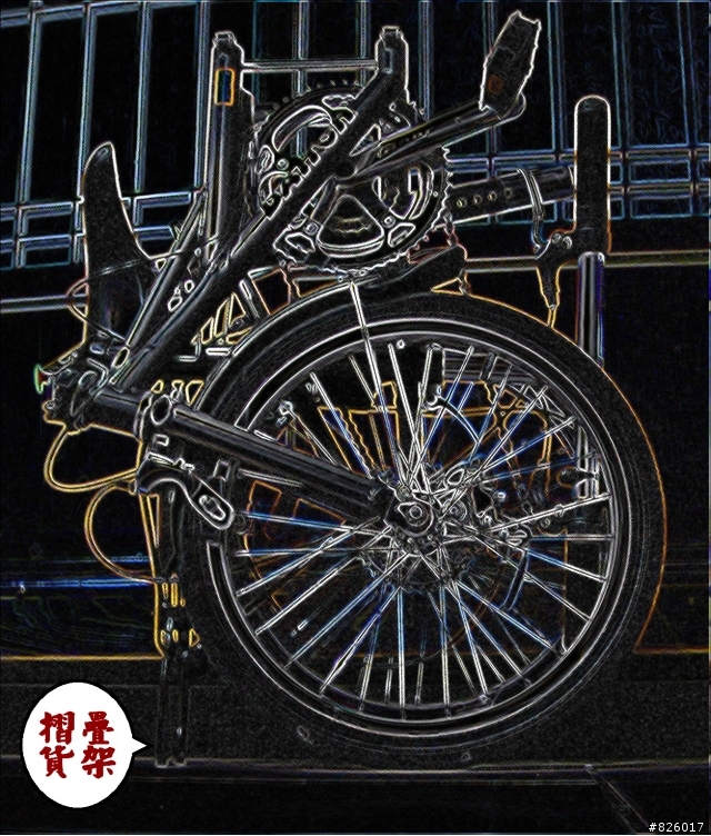 16吋小摺雨中單騎雙北