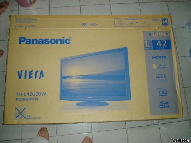 Panasonic TH-L42U20W 開箱......