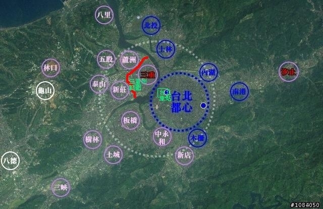 三重市和板橋市位置比一比