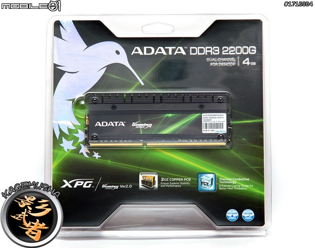 ADATA DDR3 2200G 設定分享交流