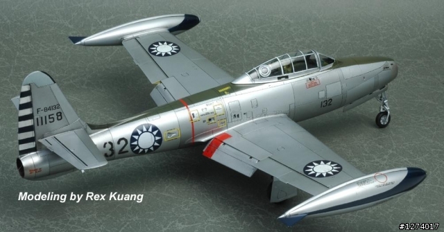 七二一空戰英雄歐陽漪棻中尉座機~共和 F-84G 雷霆式噴射戰鬥機