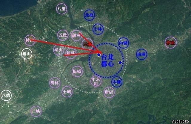 三重市和板橋市位置比一比