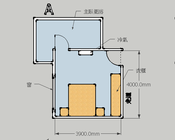 主臥格局變更建議