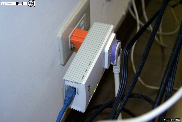 電源線上網設備 合勤PLA407 + HiNet MOD 開箱小測試!