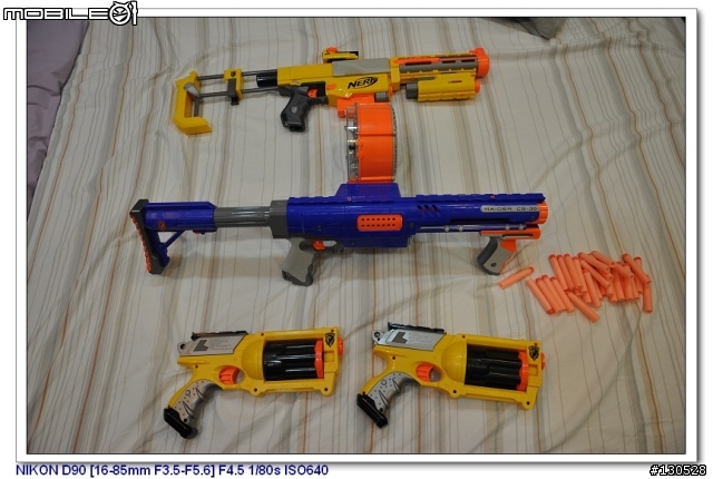 家裡的小小戰爭--NERF空氣泡棉槍--新增間諜小手槍
