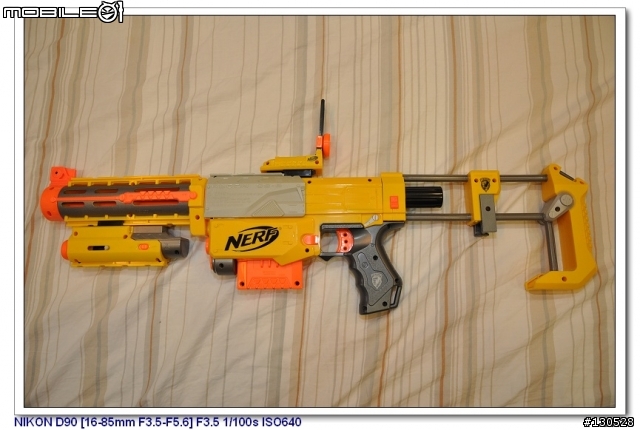 家裡的小小戰爭--NERF空氣泡棉槍--新增間諜小手槍
