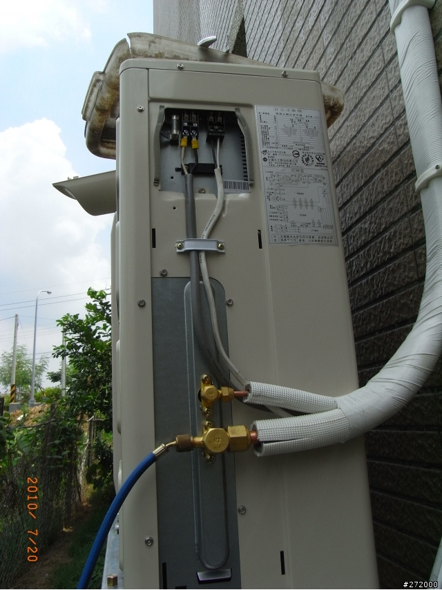 日立RAS-63NS/RAC-63NS變頻冷暖終於安裝完成